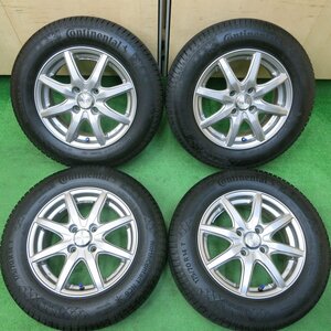 *送料無料*バリ溝！22年！キレイ！ほぼ10分★スタッドレス 175/70R14 コンチネンタル ノースコンタクト NC6 AQUA PCD100/4H★3121308イス