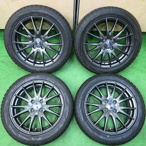 *送料無料*バリ溝！22年！綺麗！ほぼ10分★スタッドレス 195/50R16 ヨコハマ アイスガード iG70 VELVA SPORTZ PCD100/4H★3121608イス