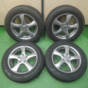 *送料無料*バリ溝！キレイ！9.5分★スタッドレス 205/60R16 ブリヂストン ブリザック VRX2 TOPRUN 16インチ PCD114.3/5H★3120801SYス