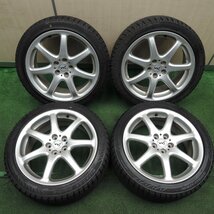 *送料無料*バリ溝！キレイ！8.5分★スバル レガシィ 純正 OP SAA 215/45R17 スタッドレス ブリヂストン REVO2 PCD100/5H★3121201NJス_画像1