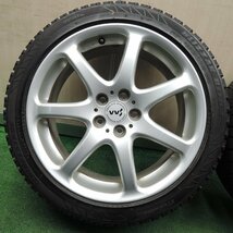 *送料無料*バリ溝！キレイ！8.5分★スバル レガシィ 純正 OP SAA 215/45R17 スタッドレス ブリヂストン REVO2 PCD100/5H★3121201NJス_画像2