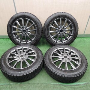 *送料無料*超バリ溝！22年！キレイ！ほぼ10分★スタッドレス 155/65R14 ダンロップ WM02 BALMINUM バルミナ PCD100/4H★3121412NJス