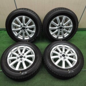 *送料無料*バリ溝！21年！キレイ！9.5分★スタッドレス 195/65R15 ブリヂストン アイスパートナー2 TOPRUN PCD100/5H★3121414NJス