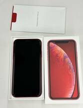 【送料無料】極上品 MT0N2J/A iPhone XR 128GB レッド SIMフリー 付属品新品完備_画像7