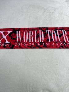 X JAPAN WORLD TOUR 2015-2016 IN JAPAN マフラータオル