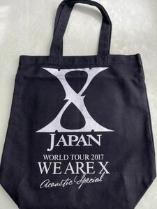 X JAPAN 　WORLD TOUR 2017 VIPパッケージ　トートバッグ　(シルバー)