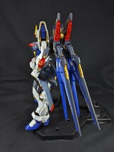 1円スタート 完成品 塗装済み バンダイ MGEX 1/100 ストライクフリーダムガンダム 機動戦士ガンダムSEED DESTINY MG ガンプラ_画像3