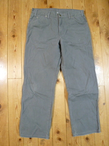 ★即決激安処分★送料無料★着用3-4回★Dickies ディッキーズ #1939RSL Relaxed Fit Straight Leg カーペンターパンツ USA規格 size 34x30