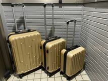 スーツケース/キャリーケース モデルHT-003 / 16・20・24インチ 3個セット ゴールド・シルバー・グレー各色あり /TSAロック_画像1