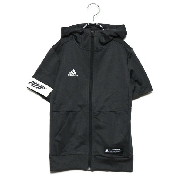 アディダス adidas ジュニア 野球 アウターウェア 5T 半袖スウェットJr DU9570　150サイズ　ブラック　新品　未使用　送料無料