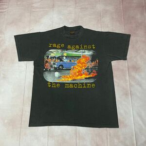 RAGE AGAINST THE MACHINE レイジ ブラック Tシャツ orange XLサイズ