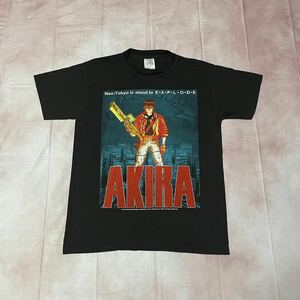 90s AKIRA アキラ black Tシャツ tee 金田 鉄雄 アニメ 映画Lサイズ