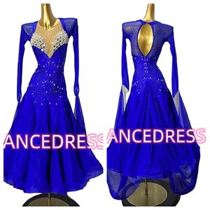 NEW 社交ダンスドレス・モダンドレス・スタンダードドレス オーダーメイド、サイズ撰択可 新品 最高品質modern-652