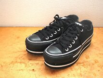 ★コンバース/CONVERSE『オールスターラバーソール*厚底size23.5cm*黒』古着のgplus広島 2312s3　_画像1