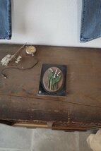 ○Jie Gantofta　ジィ・ガントフタ　⑨　スズランのお花柄　陶板　壁掛け飾り　スウェーデン　北欧　ヴィンテージ　古道具のgplus広島2312i_画像2