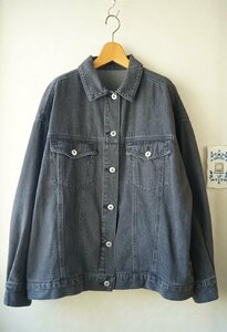 ★ ehka sopo sm2 /eHeka Sopic*Over -Sized Denim Jacket Black (серый)*Используемая одежда Gplus Hiroshima 2312T1