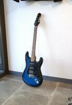 ○BUROZE　エレキギター ブラックxブルー　古道具のgplus広島 2312i_画像2