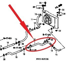 ★希少品★ホンダ★純正新品★ＮＳＸ　ＮＡ１　フロントウォーターアッパーパイプ