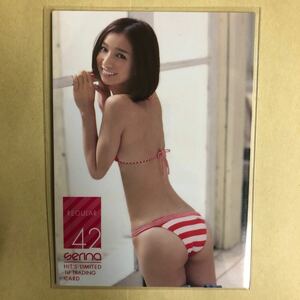 SDN48 芹那 2012 ヒッツ トレカ アイドル グラビア カード 水着 ビキニ RG42 タレント トレーディングカード