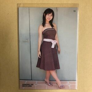 飯田里穂 2008 さくら堂 トレカ アイドル 声優 グラビア カード ドレス 13 タレント トレーディングカード
