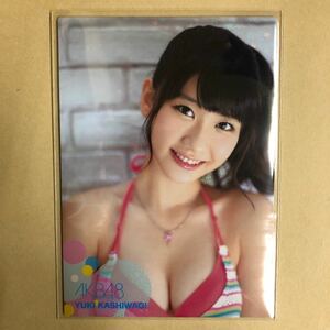 AKB48 柏木由紀 2012トレカ アイドル グラビア カード 水着 ビキニ R149N タレント トレーディングカード