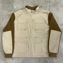 極美品 Supreme Upland Fleece Utility Jacket XL BEIGE シュプリーム アップランド フリース ユーティリティージャケット ベージュ_画像1