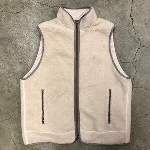 未使用同様 blurhms ROOTSTOCK Recycle Boa Vest bROOTS23F32 Natural 2 ブラームスルーツストック リサイクルボアベスト ナチュラル