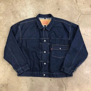 美品 Levi’s BEAMS SUPER WIDE TRUCKER A2265-0001 L リーバイス ビームス スーパーワイド デニムジャケット インディゴ