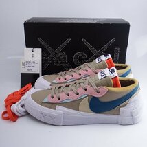 極美品 NIKE BLAZER LOW / SACAI / KAWS us6.5 24.5cm DM7901-200 ナイキ サカイ カウズ ブレイザー_画像1