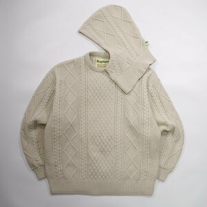 美品 SSZ BEAMS Rapture PROST KNIT フード付き M ビームス ニット