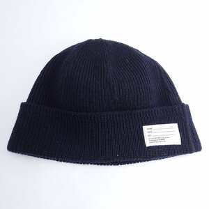 22aw visvim WATCH CAP NAVY