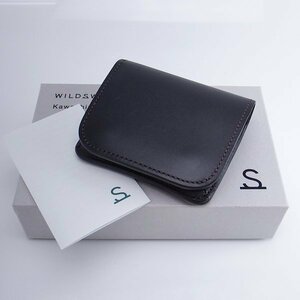 極美品 WILD SWANS CSS-CASA/AVA/NTR ワイルドスワンズ カーサ コンパクトウォレット 財布 ブラック