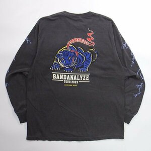 未使用品 23aw CHALLENGER / L/S BD SOUTH TIGER TEE BLACK L チャレンジャー タイガー Tシャツ ブラック