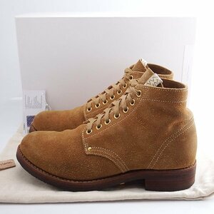 18aw Spot visvim BRIGADIER BOOTS-FOLK CAMEL us8.5 26.5cm