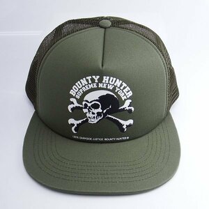 未使用品 Supreme Bounty Hunter Mesh Back 5-Panel Olive シュプリーム バウンティーハンター メッシュキャップ オリーブ