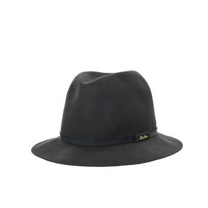 Borsalino ウール フェルト ハット 60 ダークグレー ボルサリーノ KL4BUKPC25