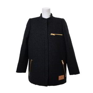  beautiful goods LOUIS VUITTON lining monogram wool off .sa-z jacket 34 black Louis Vuitton KL4BU2QL20