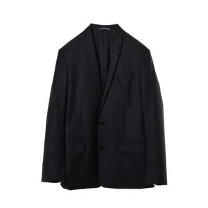 Dior HOMME ナローラペル 2B ウール テーラードジャケット 50 ブラック ディオールオム KL4BU2BA29