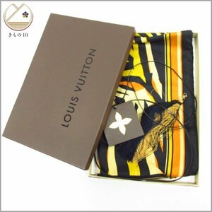 ★着物10★ 1円 LOUIS VUITTON ルイ・ヴィトン シルク タッセル スカーフ レディース ブランド品 [同梱可] ☆☆☆☆☆