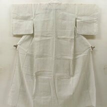 ★着物10★ 1円 綿麻 着物 TLサイズ 単衣 身丈165cm 裄67cm [同梱可] ☆☆_画像2