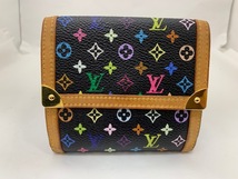 ☆1円スタート☆ 【LOUIS VUITTON】マルチカラー・Wホック財布　箱あり ◆22016A_画像3