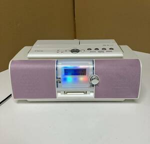 Victor　ビクター　CD/MD　ポータブルシステム　RC-L1MD-P　【中古品】