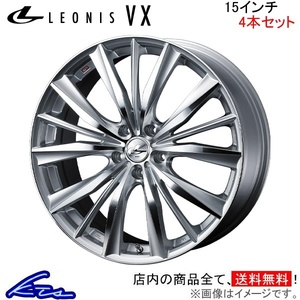 ウェッズ レオニスVX 4本セット ホイール インプレッサワゴン GG系 0033241 weds ウエッズ LEONIS アルミホイール 4枚 1台分