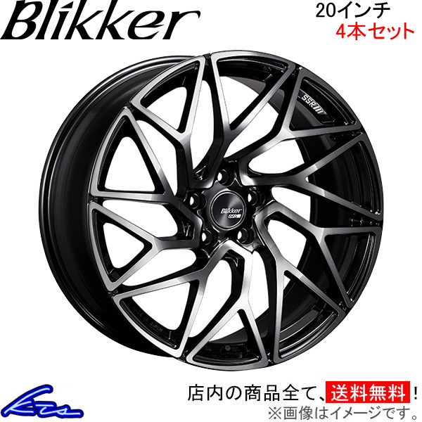SSR ブリッカー01T 4本セット ホイール【20×9.5J 5-114 INSET38】SSR TANABE タナベ Blikker 01T アルミホイール 4枚 1台分