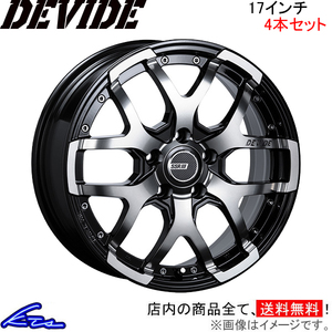 SSR ディバイドZS 4本セット ホイール カローラクロスハイブリッド【17×7J 5-114 INSET40】ZVG15 SSR TANABE タナベ DEVIDE ZS アルミ