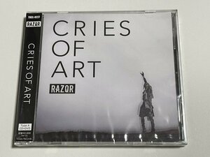 新品未開封CD+DVD RAZOR『CRIES OF ART ＜TypeA＞』