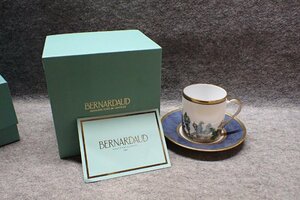 ★120326　BERNARDAUD LIMOGES ベルナルド リモージュ　カップ&ソーサー 箱付 ★　