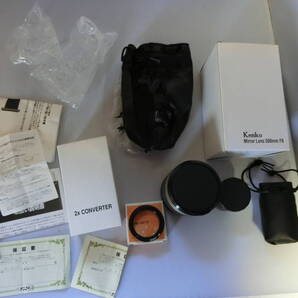 ケンコー Kenko MIRROR LENS 500mm F8.0 2×CONVERTER セット