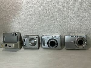 1円〜CASIO PENTAX FUJIFILM SONY カシオ ペンタックス 富士フィルム ソニー コンパクトデジタルカメラ 4点 デジカメ 家電 カメラ 売り切り