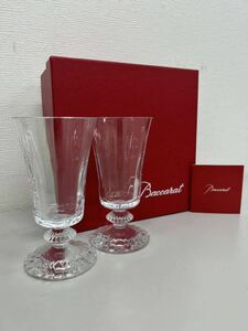 1円~ 未使用 Baccarat バカラ グラス ペアグラス ミルニュイ ウォーターゴブレット 2点セット ワイングラス 箱付き 売り切り